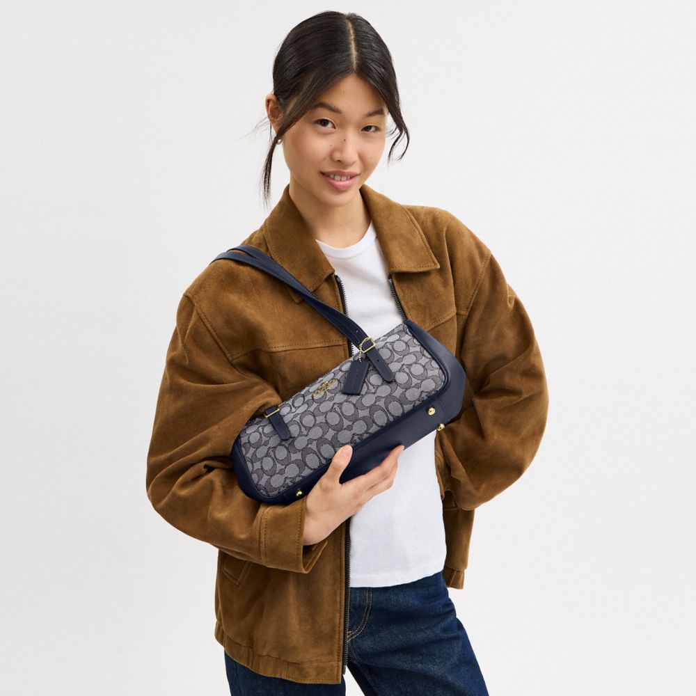 美品 1316 COACH チェルシー ボストンバッグ ターンロック レザー 青 COACH】コーチ公式オンラインストア
