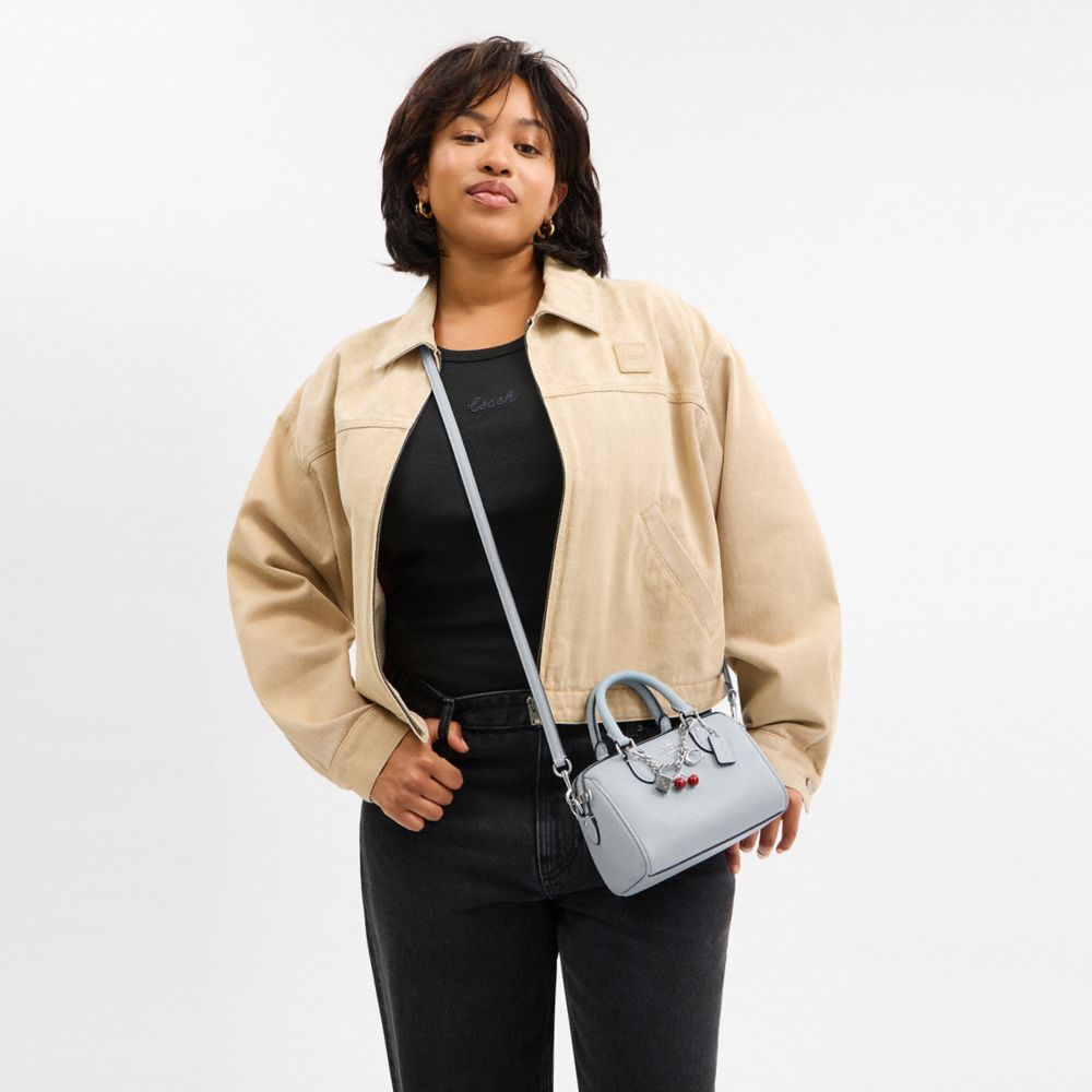 COACH®,Mini Rowan Crossbody Bag With Charms,