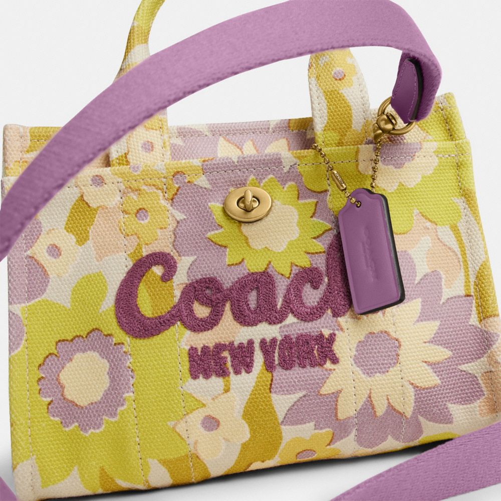COACH®,Cargo Tote Bag 20 With Floral Print,,Closer View