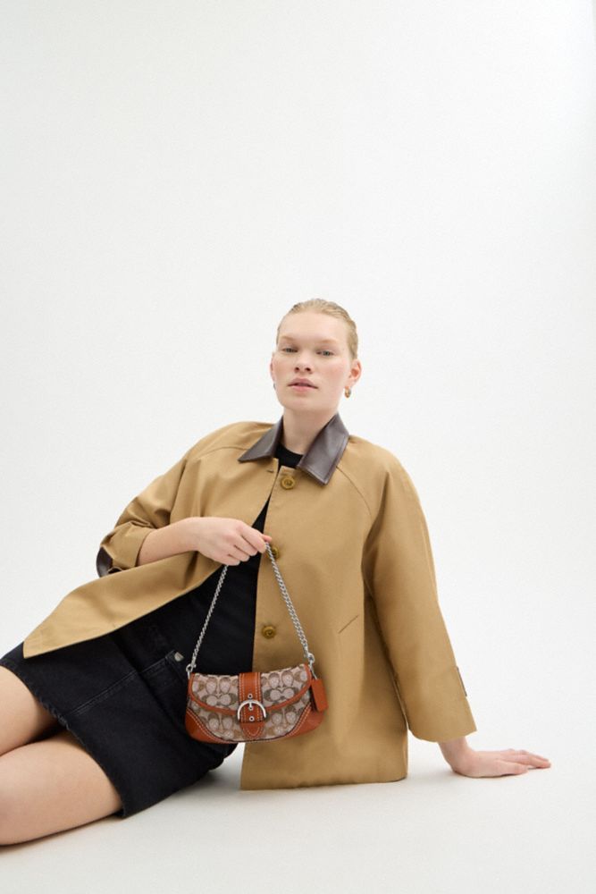COACH®,Soho Bag 25 In Crystal Signature Jacquard,