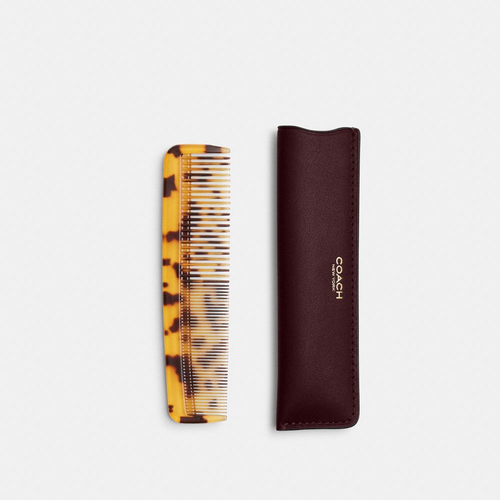 Coach Comb With Sleeve In Multi