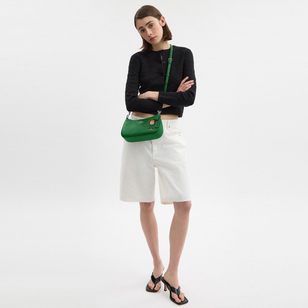 COACH®,Coach X Peanuts Teri Shoulder Bag With Peppermint Patty,