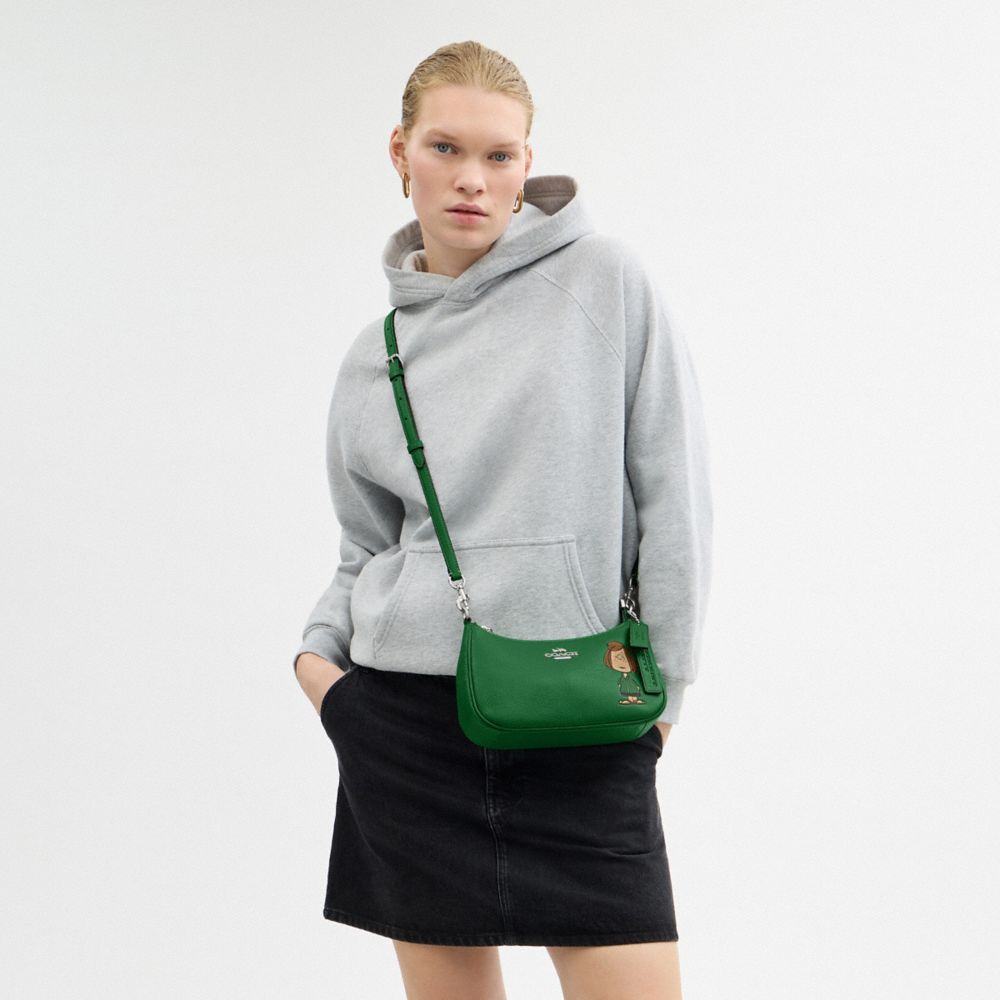 COACH®,Coach X Peanuts Teri Shoulder Bag With Peppermint Patty,
