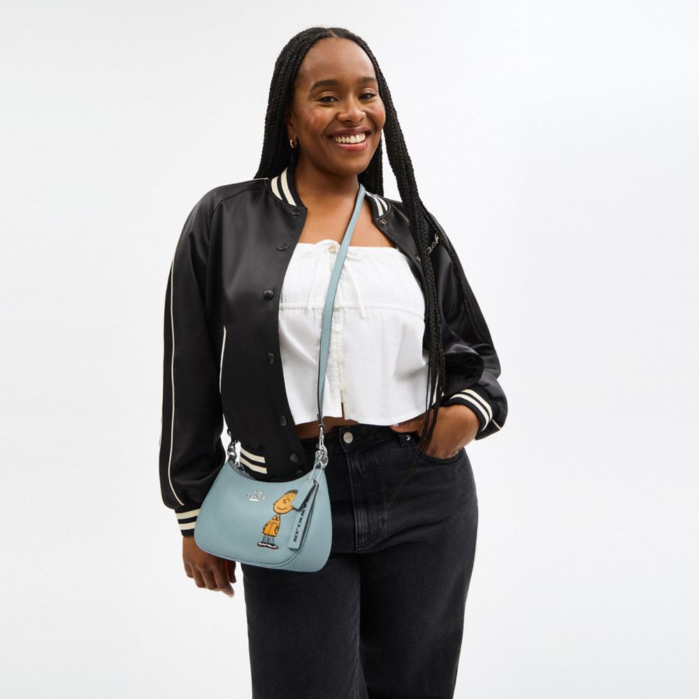 COACH®,Coach X Peanuts Teri Shoulder Bag With Franklin,