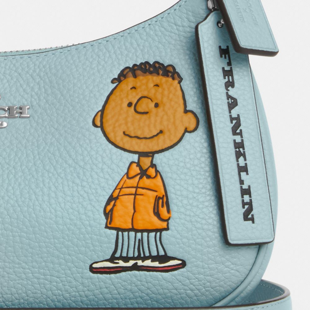 COACH®,Coach X Peanuts Teri Shoulder Bag With Franklin,,Closer View