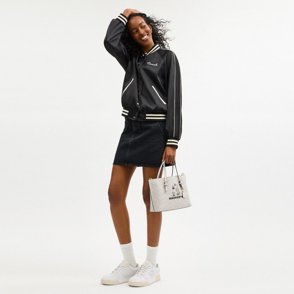 【COACH X PEANUTS】モリー トート バッグ 25・シグネチャー キャンバス・スヌーピー 5