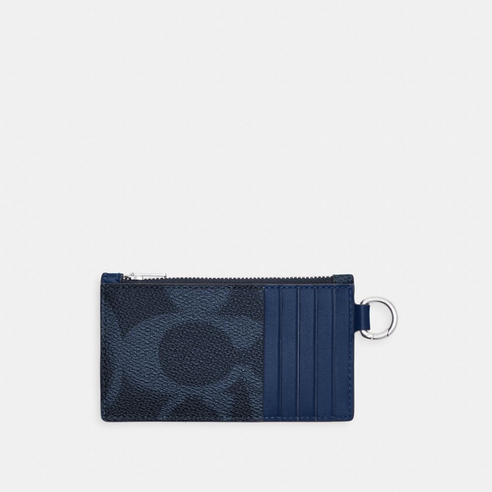 Coach Zip Card Case In Maxi Signature Canvas — фото 2