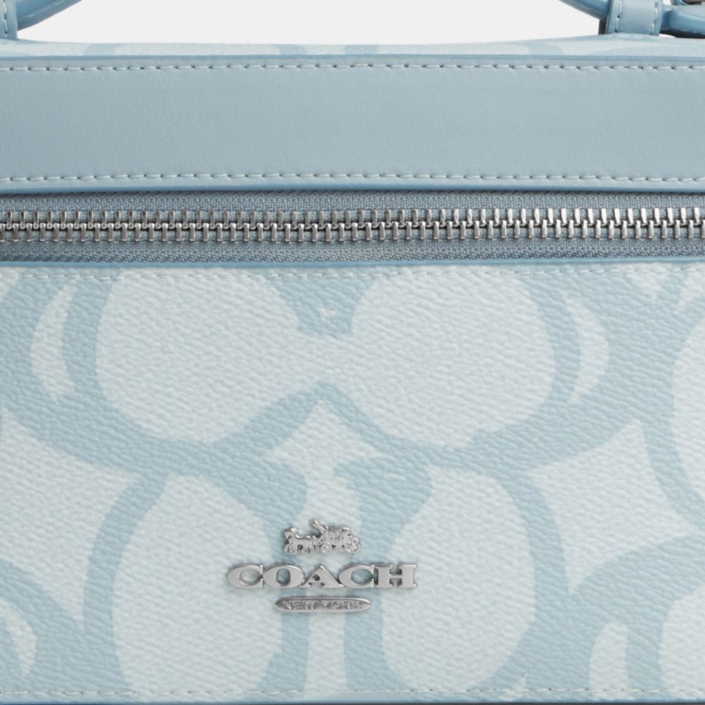 COACH®,Cosmetic Case In Sketch Signature Canvas,,Closer View