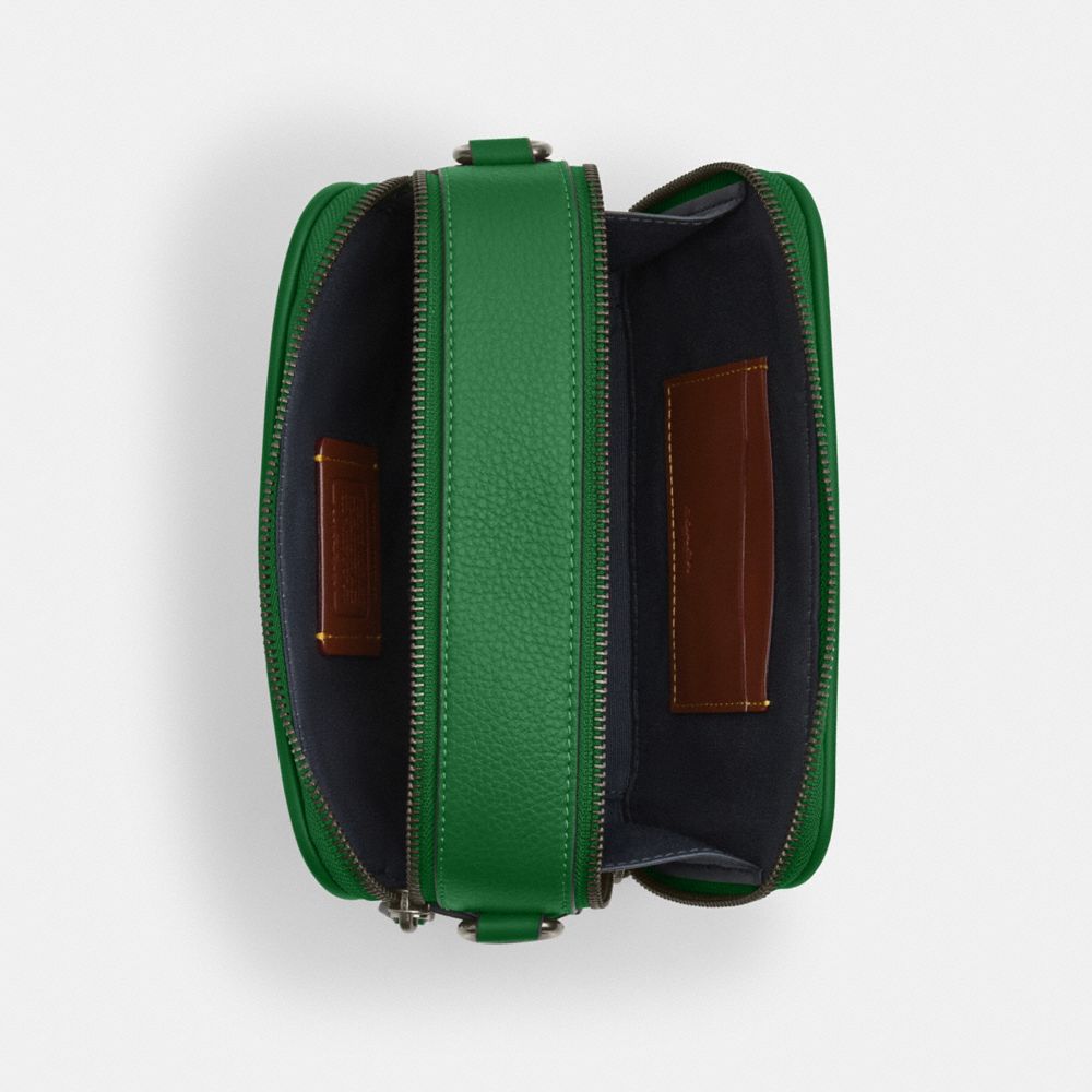 COACH®,Bronze/Vert Irlandais Multi,Inside View,Top View