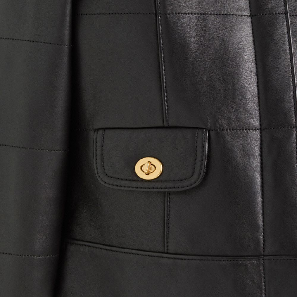 Coach Restored Quilted Feminine Jacket In Black