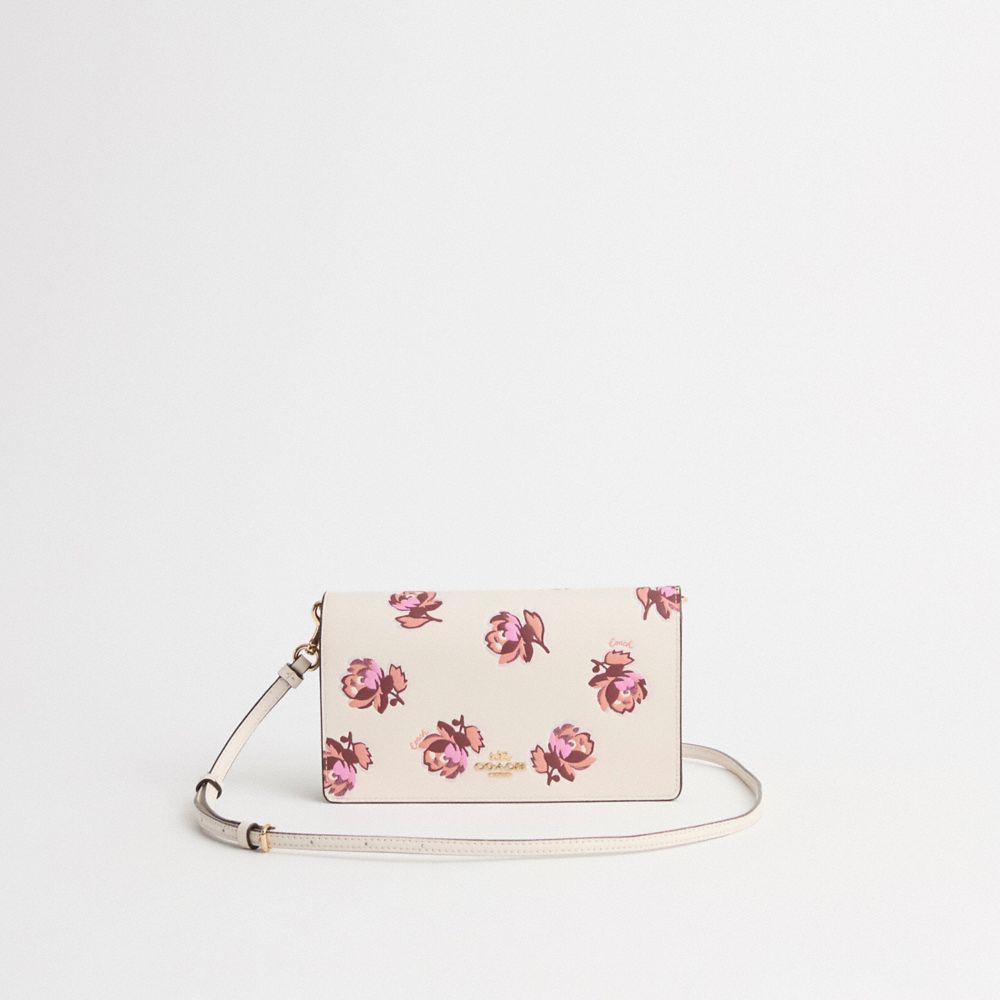 Coach buy Foldover Floral Crossbody