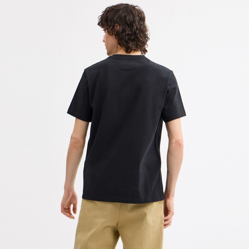 Coach Patch Signature T Shirt In Organic Cotton
