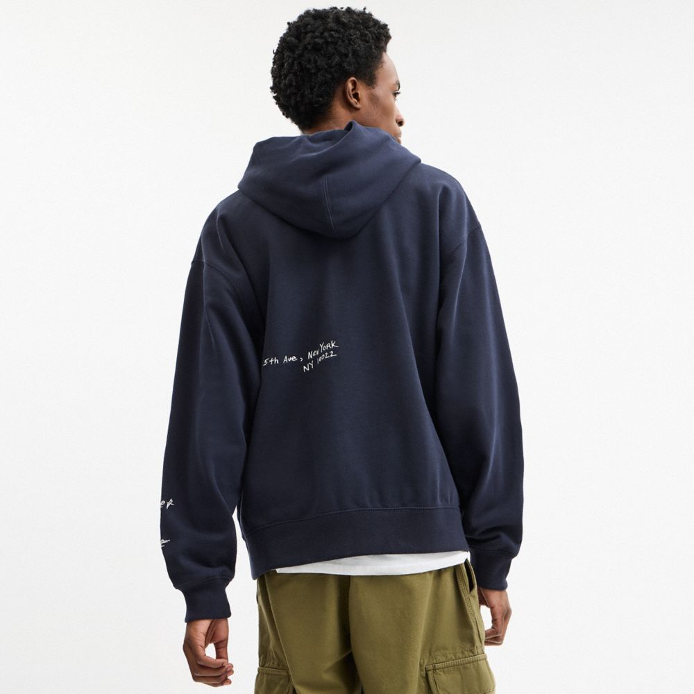 COACH®,Sketch Horse And Carriage Relaxed Hoodie,,Scale View