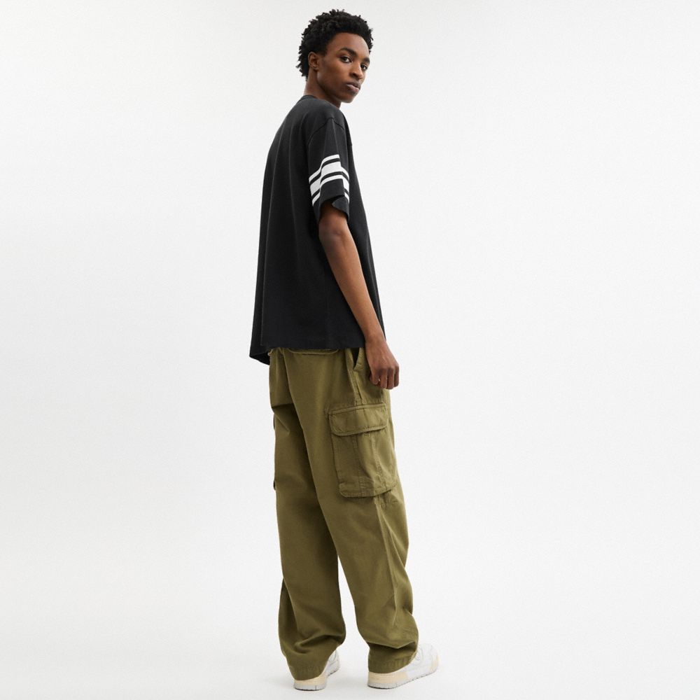 COACH®,Horse And Carriage Relaxed T Shirt In Organic Cotton,,Scale View