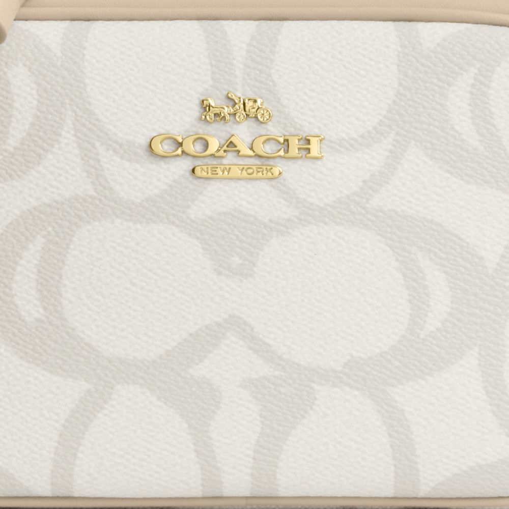 COACH®,Mini Jamie Camera Bag In Sketch Signature Canvas,,Closer View