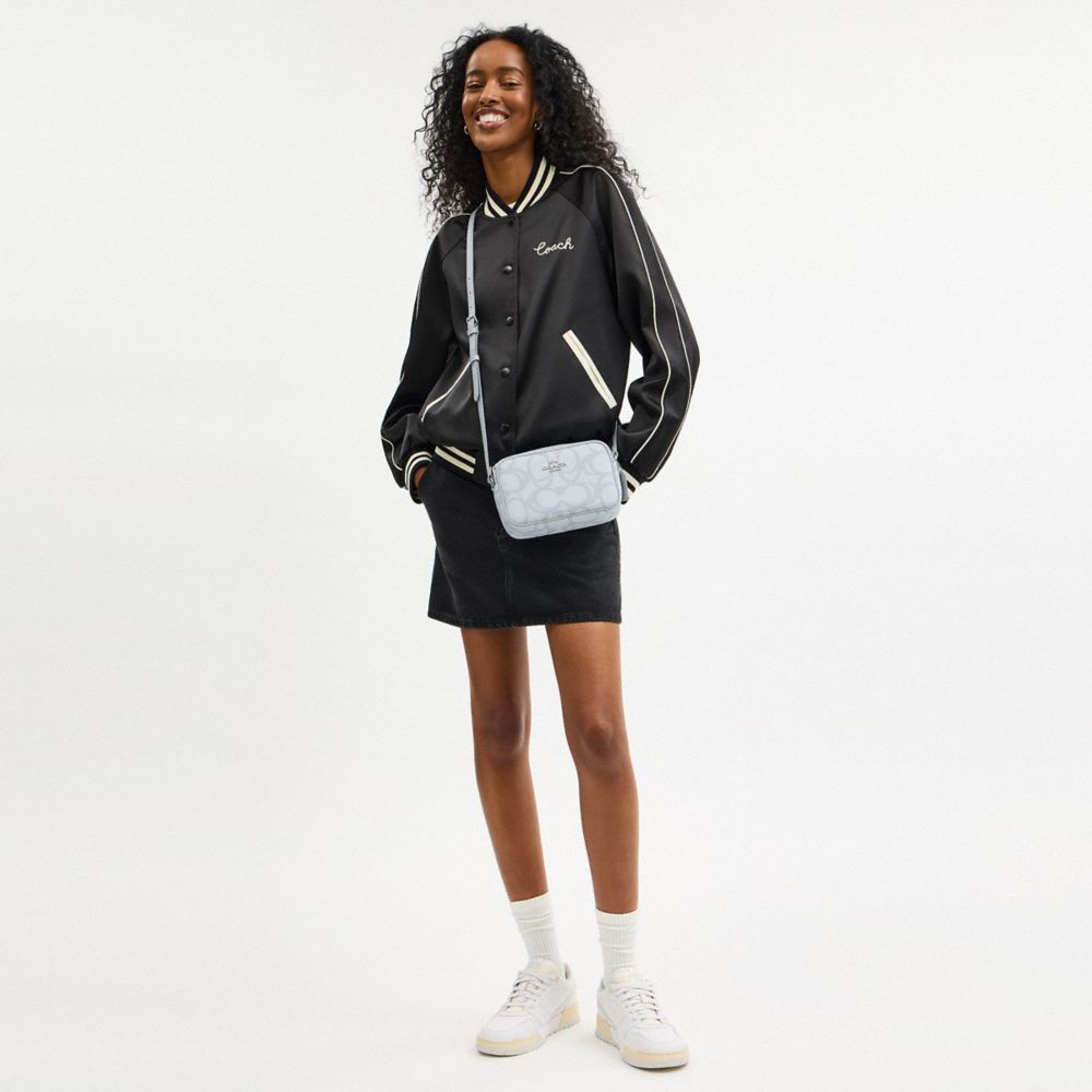 COACH®,Mini Jamie Camera Bag In Sketch Signature Canvas,