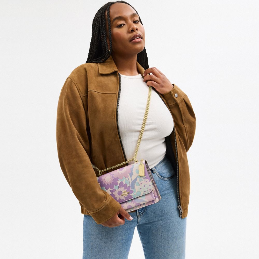 COACH®,Klare Crossbody Bag With Floral Print,Multi Color