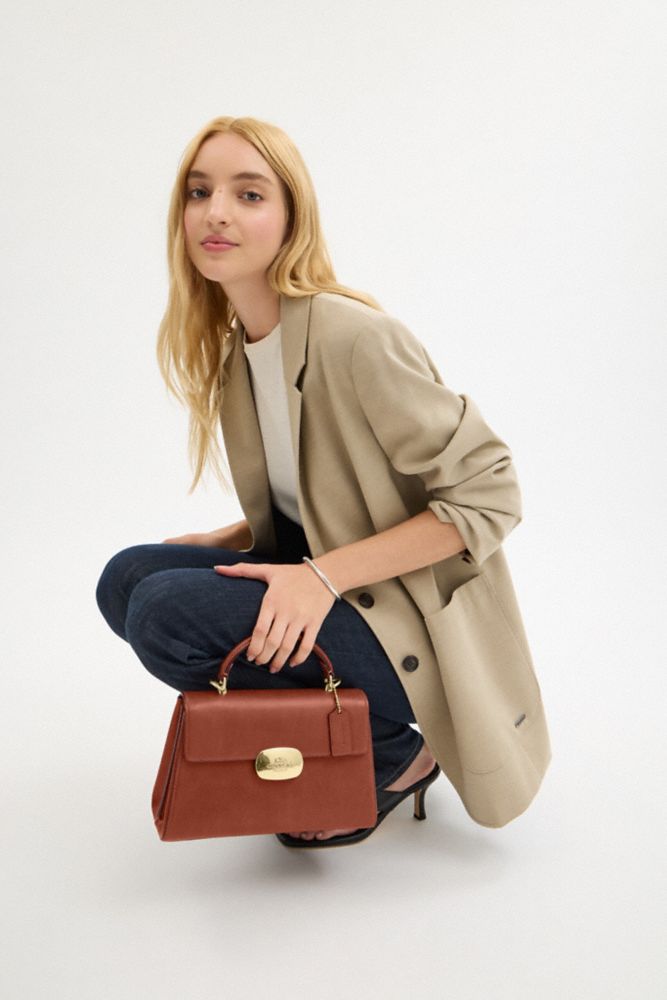 COACH®,Eliza Top Handle Bag,