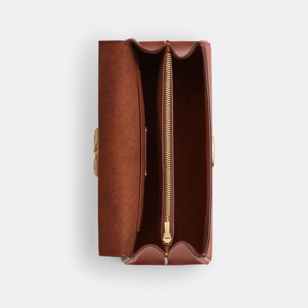 COACH®,Eliza Top Handle Bag,,Inside View,Top View