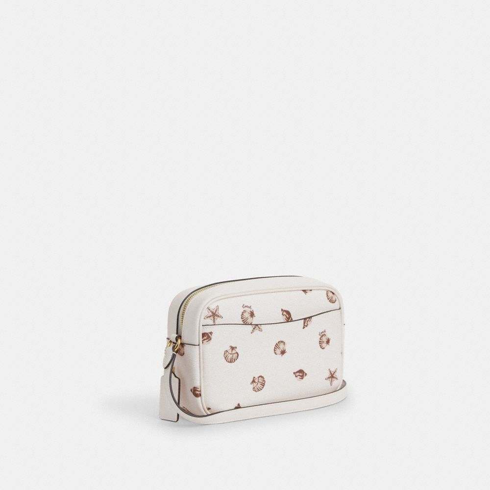 COACH®,Jamie Camera Bag With Shell Print,,Angle View