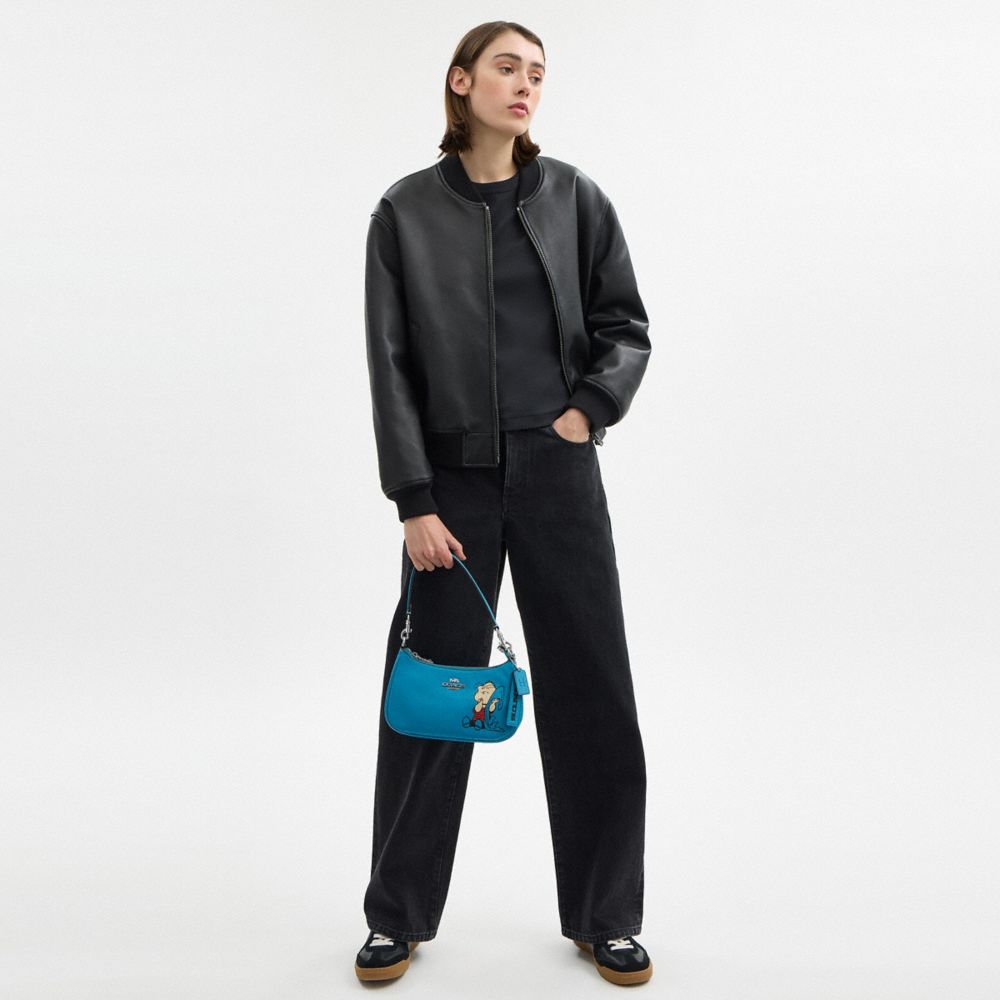 COACH®,Coach X Peanuts Teri Shoulder Bag With Linus,,Detail View