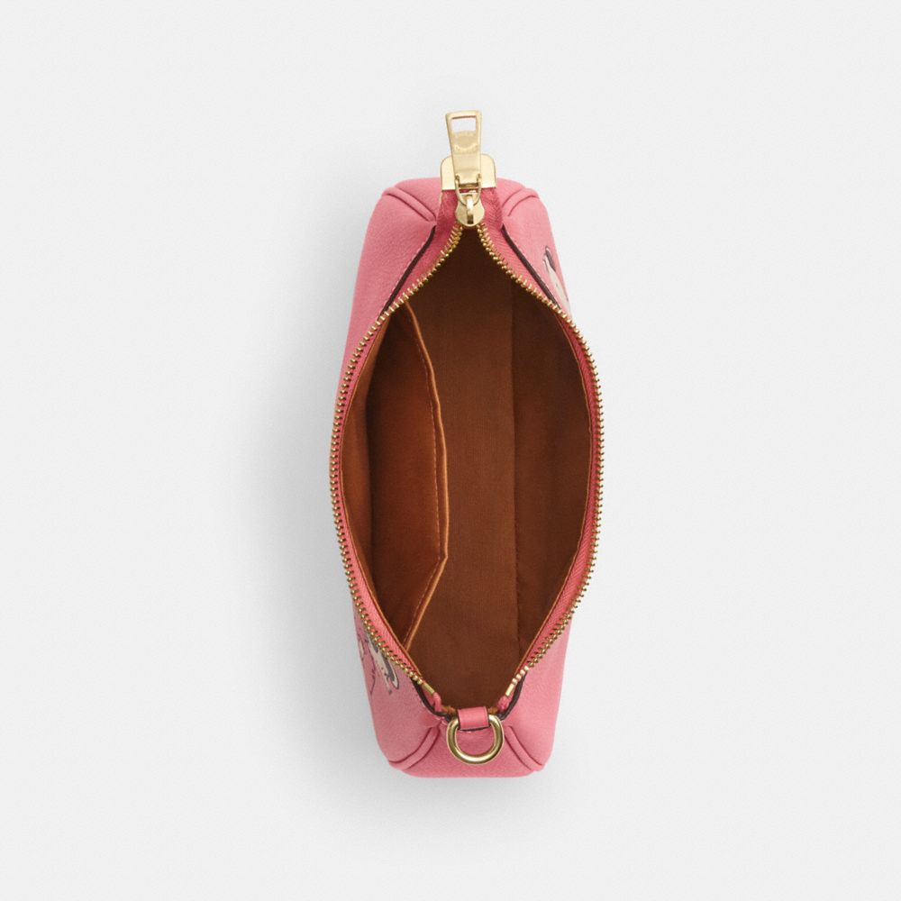 COACH®,Coach X Peanuts Teri Shoulder Bag With Lucy,,Inside View,Top View