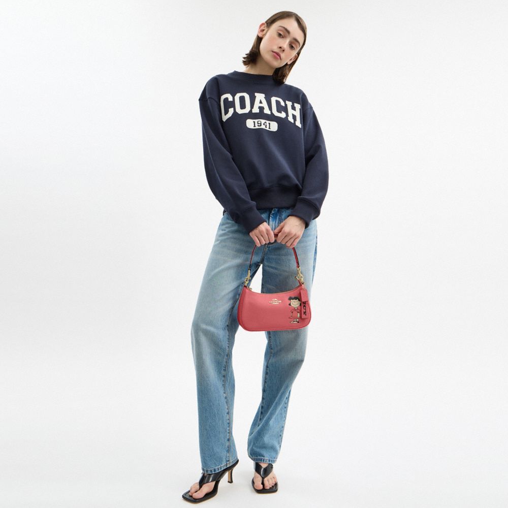 COACH®,Coach X Peanuts Teri Shoulder Bag With Lucy,,Detail View