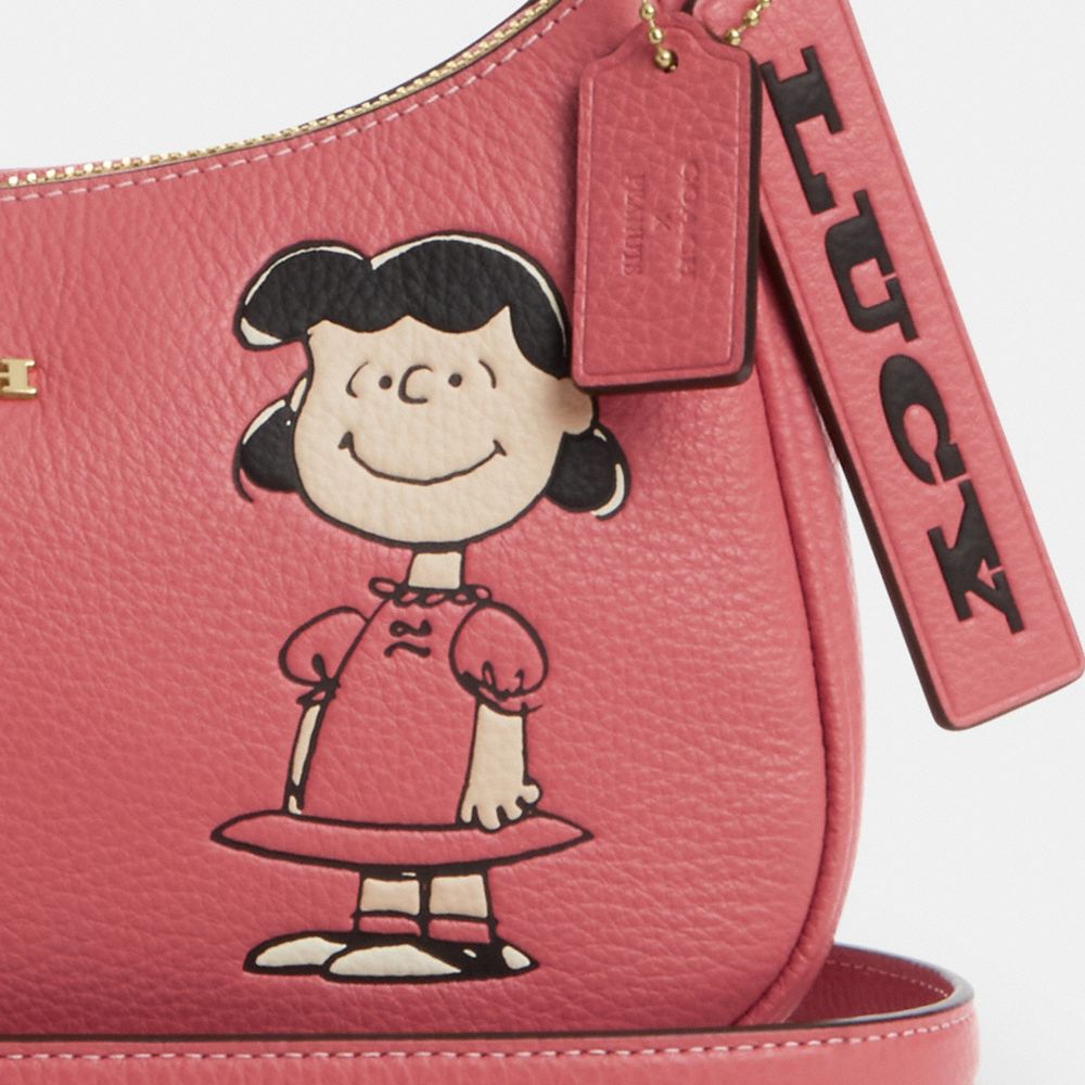 COACH®,Coach X Peanuts Teri Shoulder Bag With Lucy,,Closer View