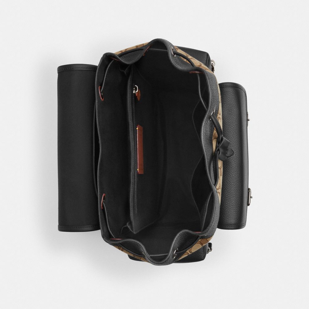Qb/Canela/Negro,Vista interior, vista superior