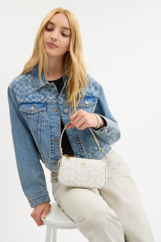 COACH®,Nolita 19 In Sketch Signature Canvas,