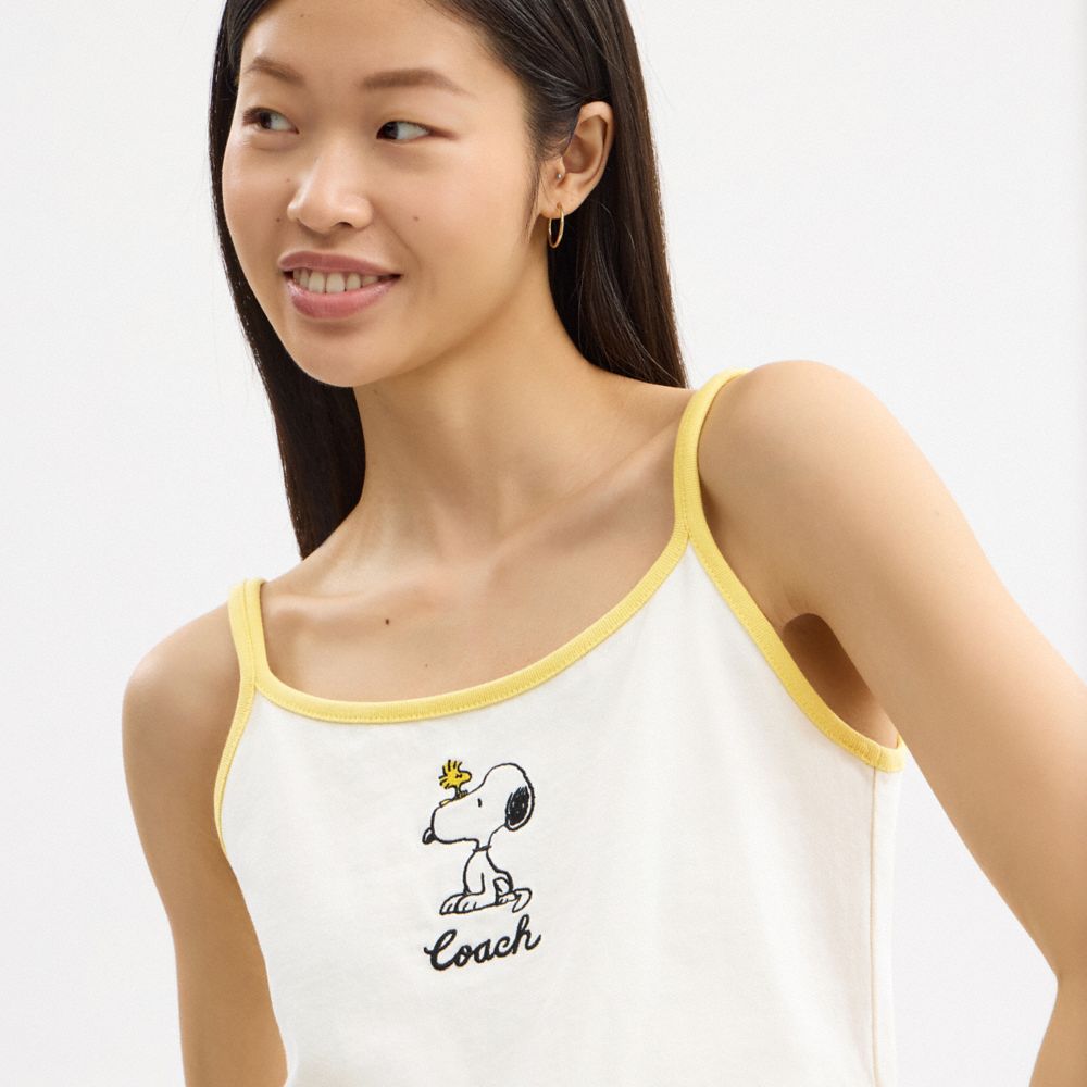 Coach X Peanuts Tanktop Aus Biobaumwolle