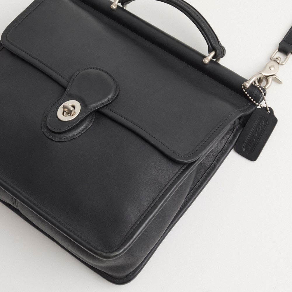 COACH®,Vintage Willis Bag,Black,Closer View