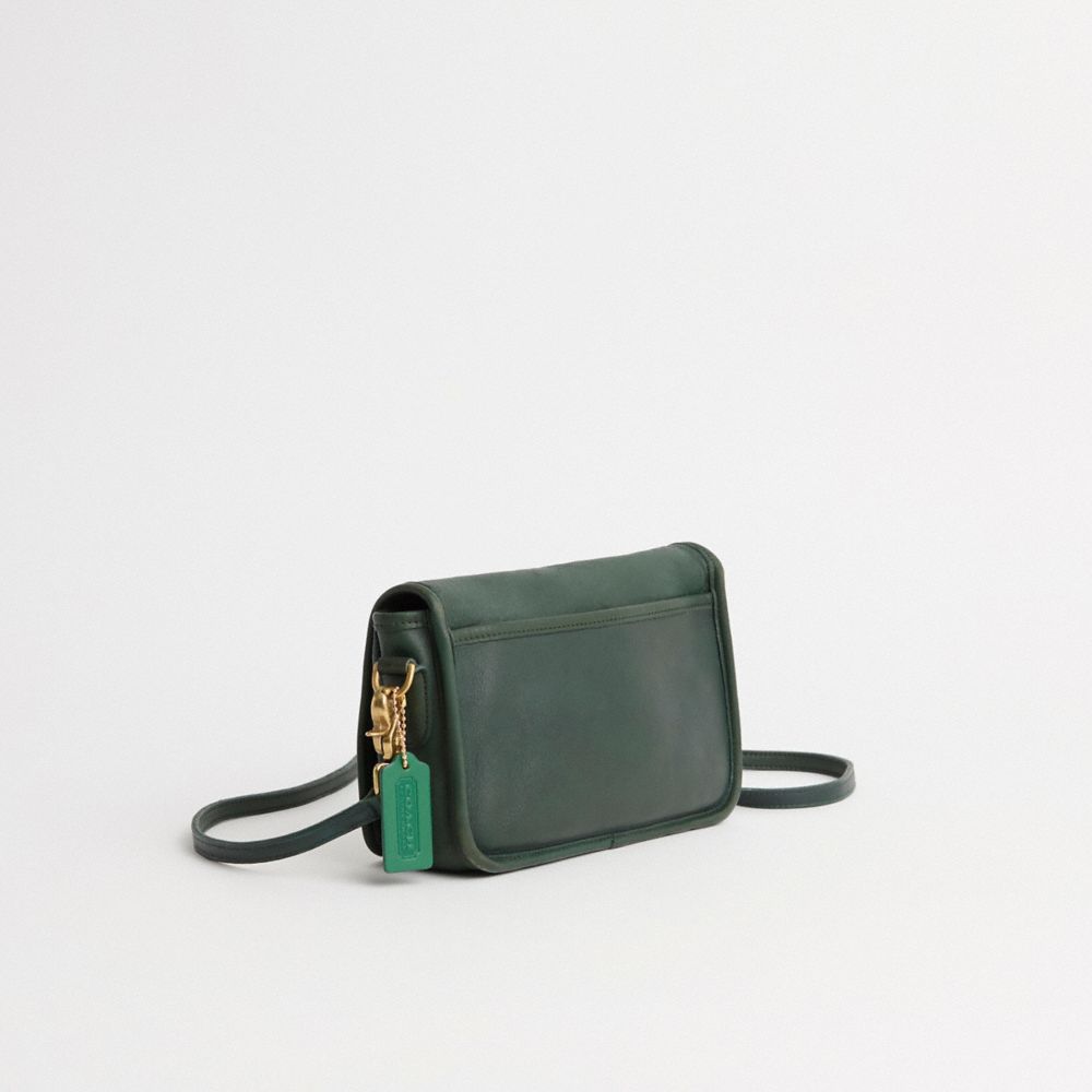 COACH®,Vintage Pocket Purse,Green,Angle View
