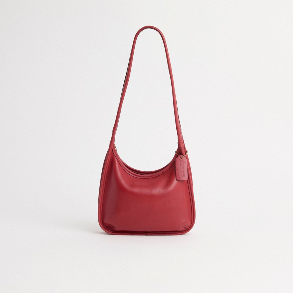 Coach Ergo Vintage Red Leather Hobo hot Bag