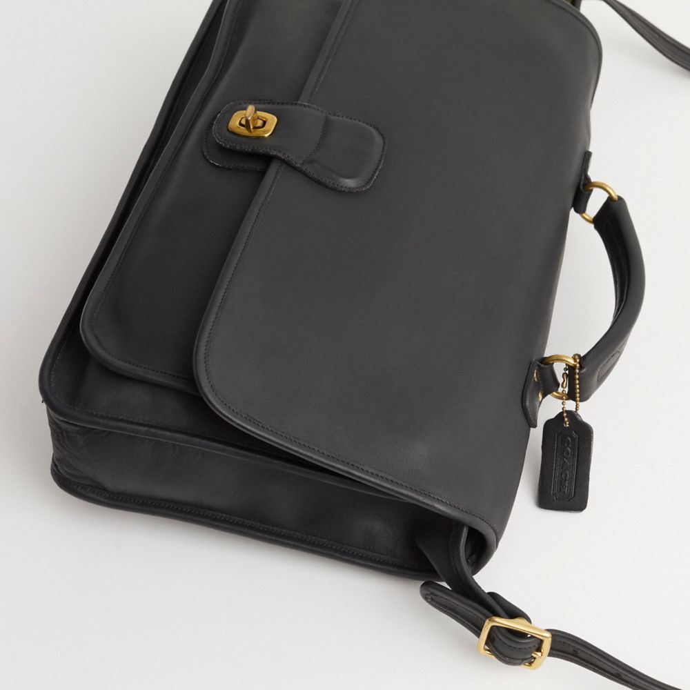COACH®,Vintage Metropolitan Brief,Black,Closer View