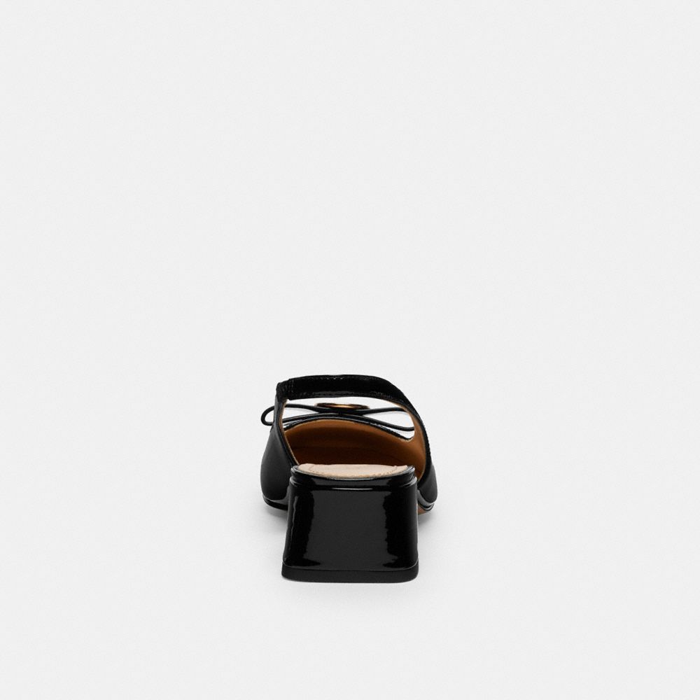 COACH®,Plaque Ballet Pump,,Alternate View