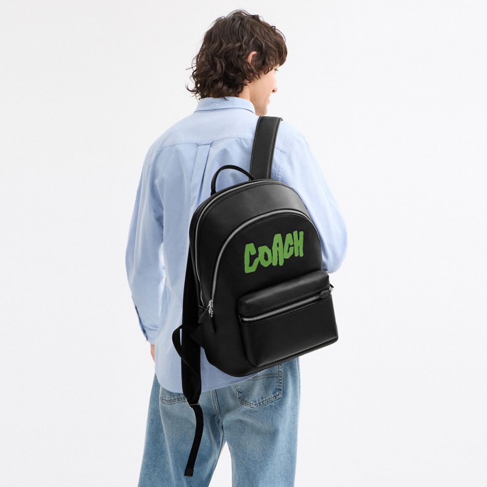 Coach Charter Backpack With Rad