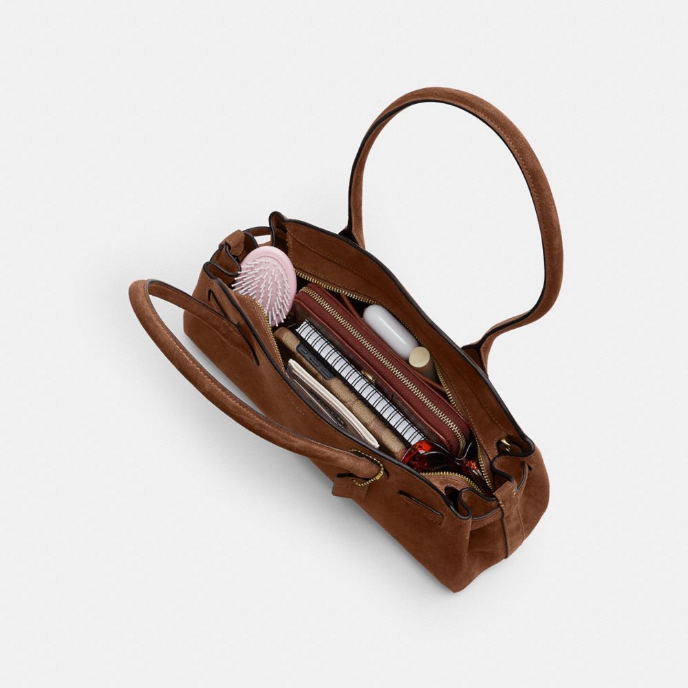 Coach Empire Carryall 34 Handbag In Brown