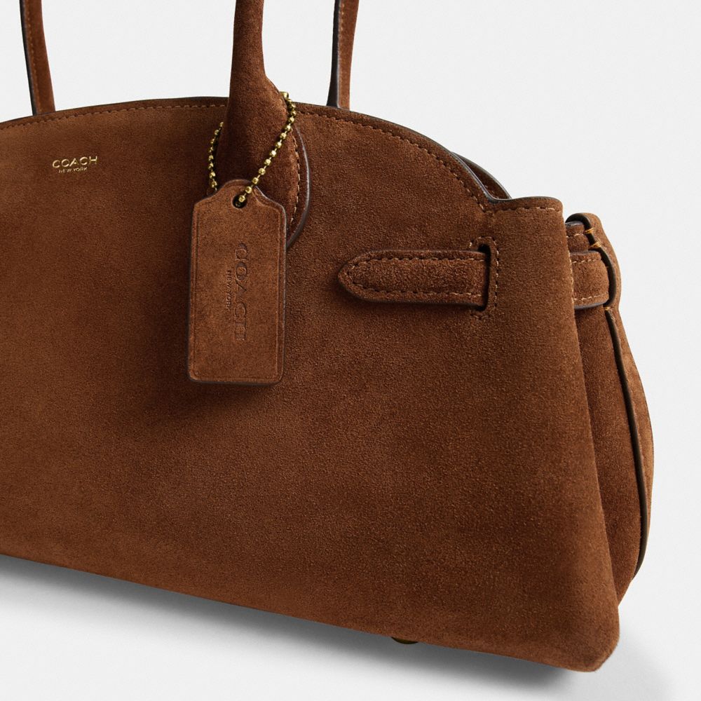 Coach Empire Carryall 34 Handbag In Brown