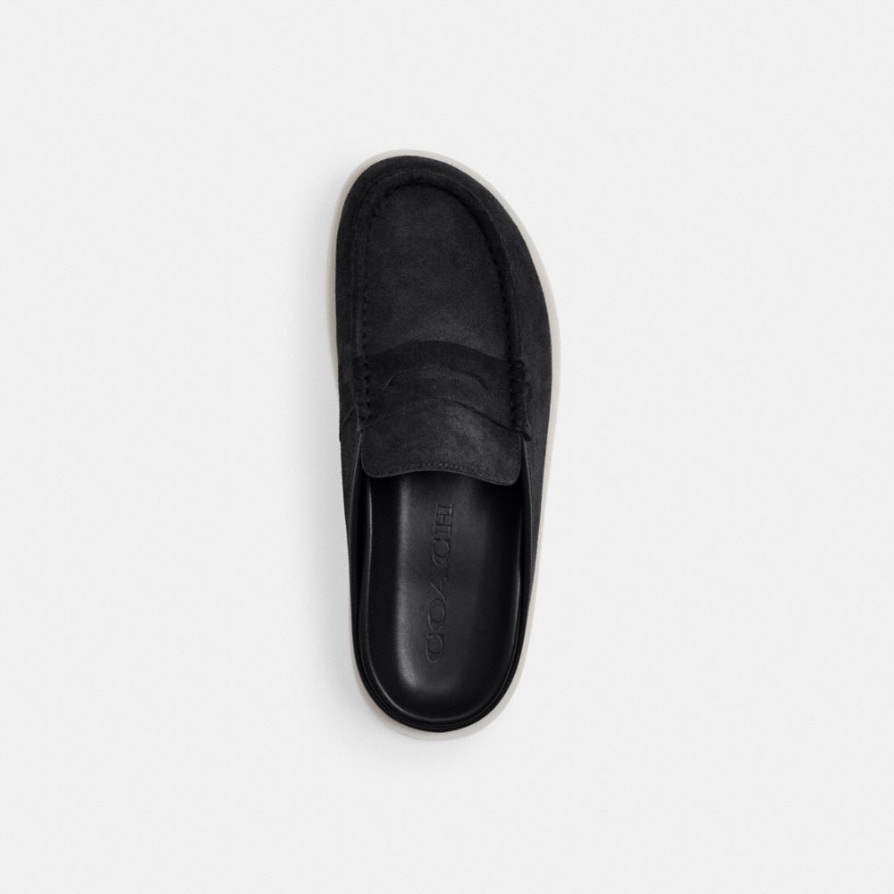 COACH®,Loafer Mule,,Inside View,Top View