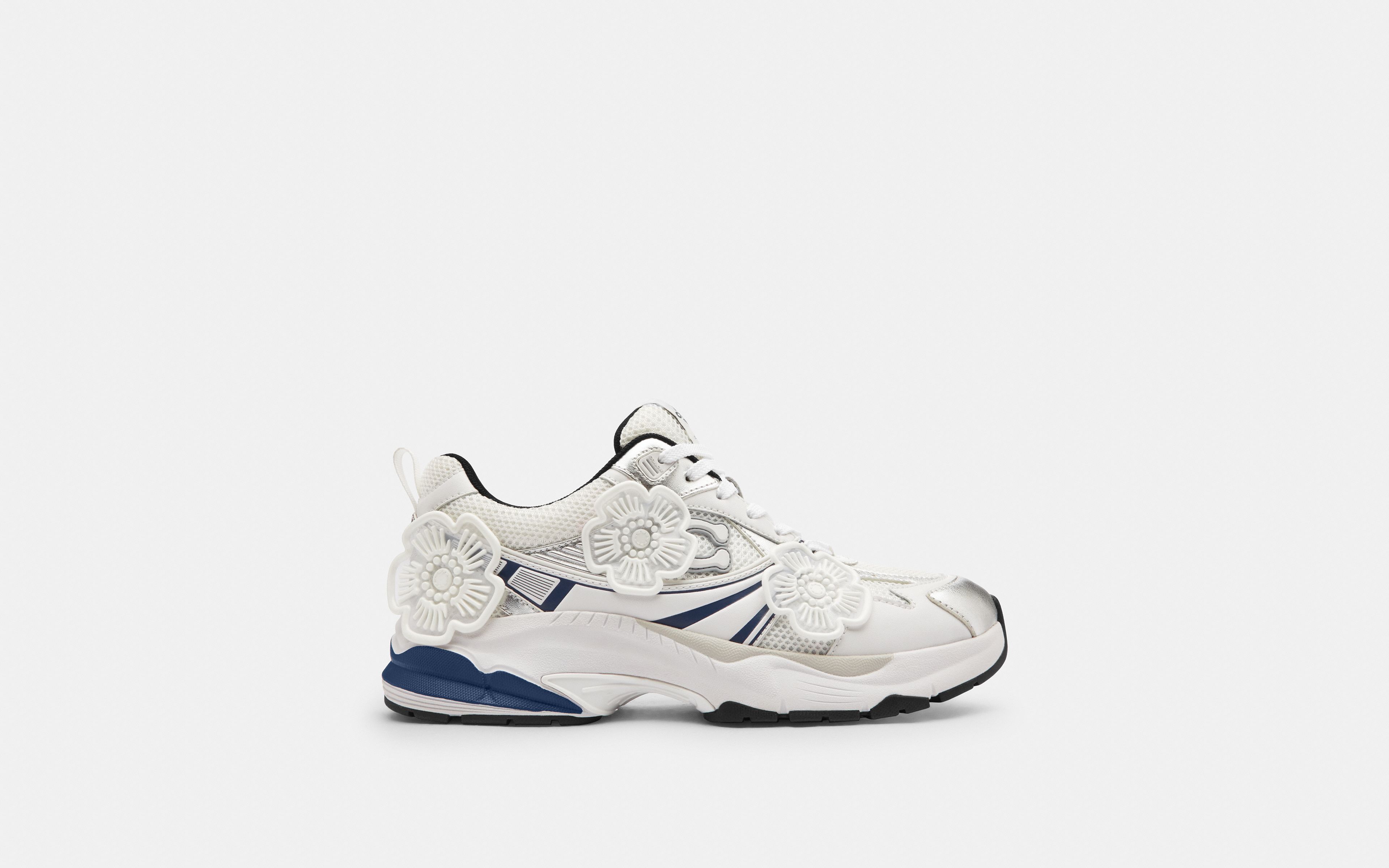 Mesh Sneaker With Tea Rose