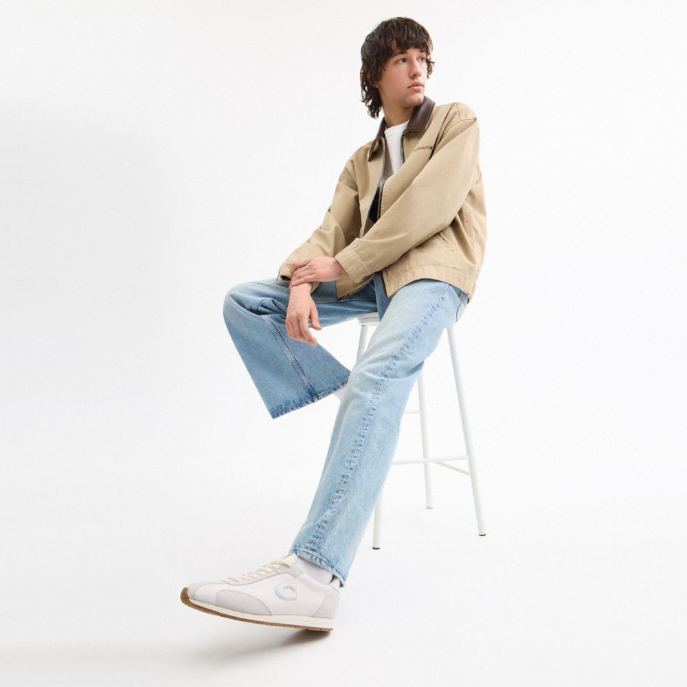 Coach Flat Sneaker In White