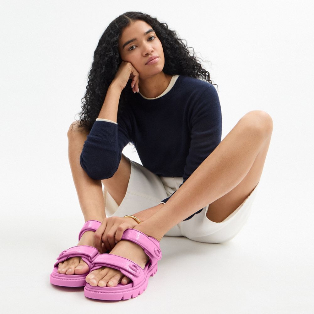 COACH®,Brynn Sandal,,Detail View