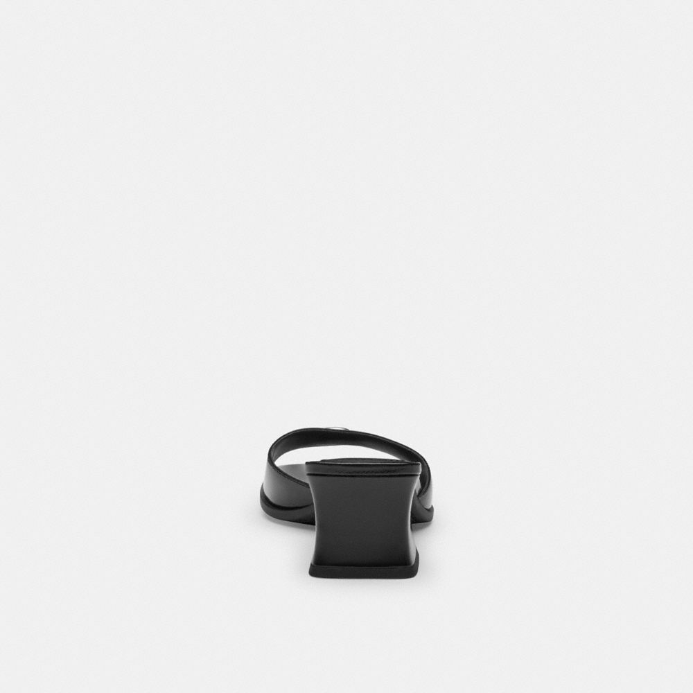Coach Sculpted C Block Heel Sandal