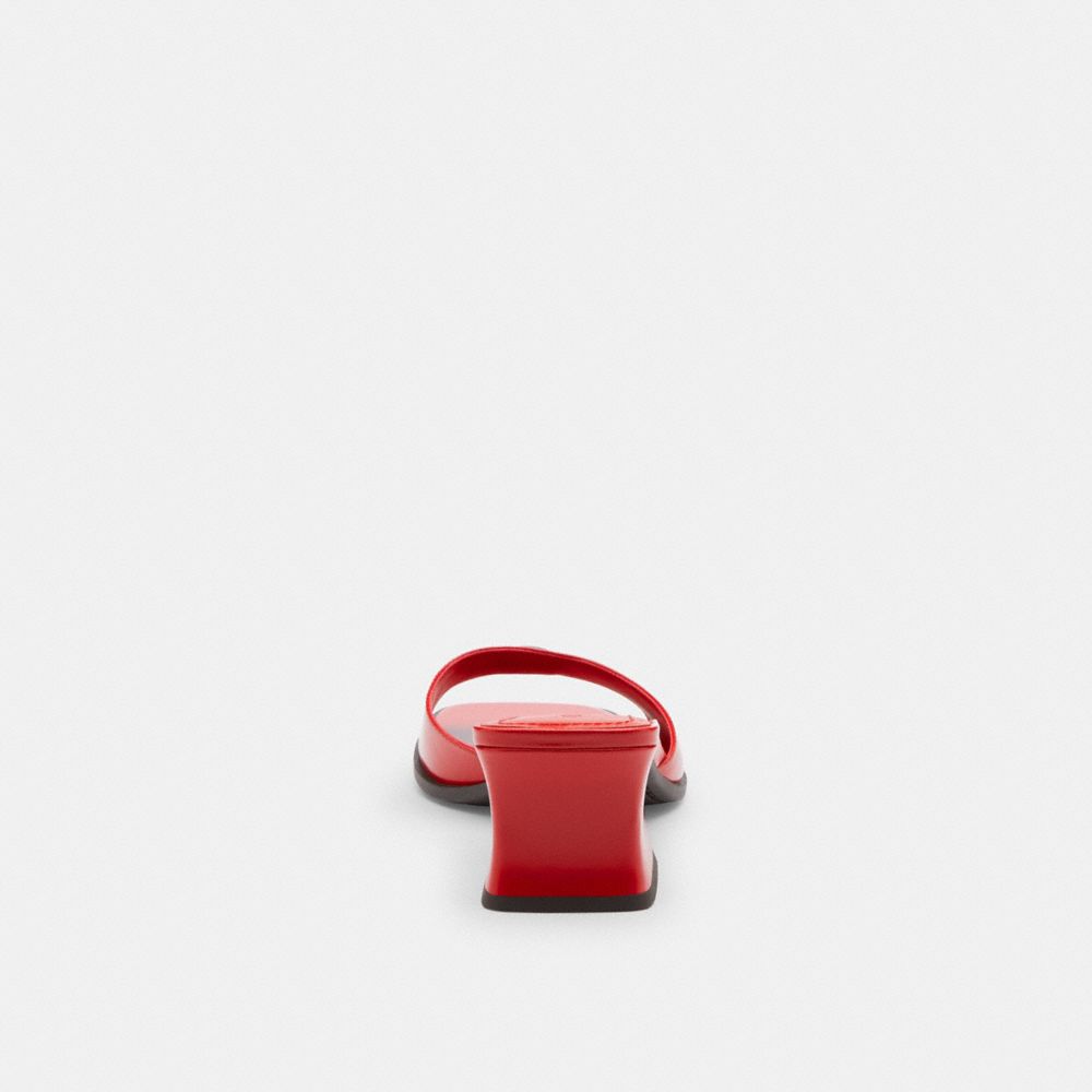 COACH®,Sculpted C Block Heel Sandal,,Alternate View
