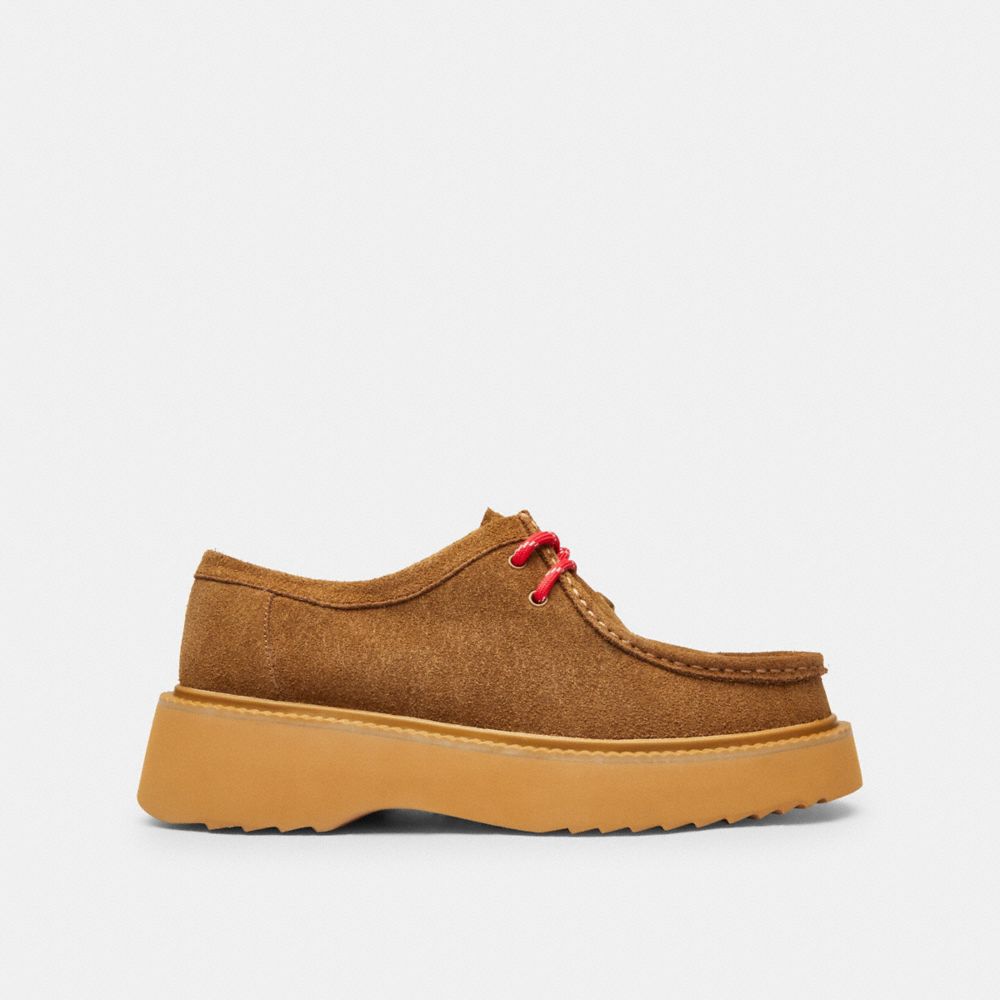Coach Sculpted C Chukka Boot In Brown
