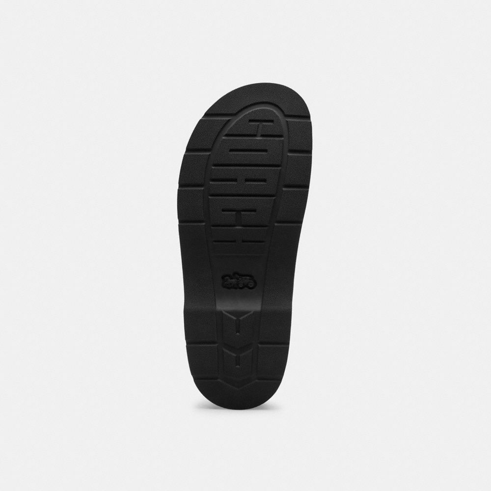 COACH®,Sculpted C Platform Clog In Loved Leather,,Outsole View