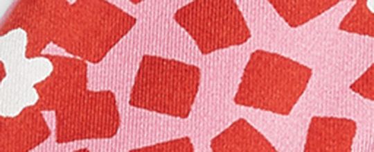 COACH®,Country Club Floral Print Silk Skinny Scarf,Silk,Neckerchief,Casual,Multi Color,Front View