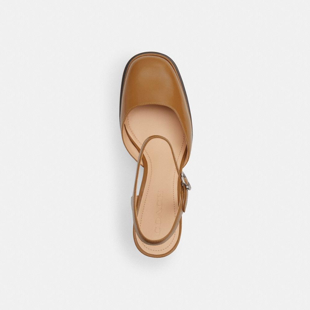 COACH®,Tea Rose Pump,,Inside View,Top View