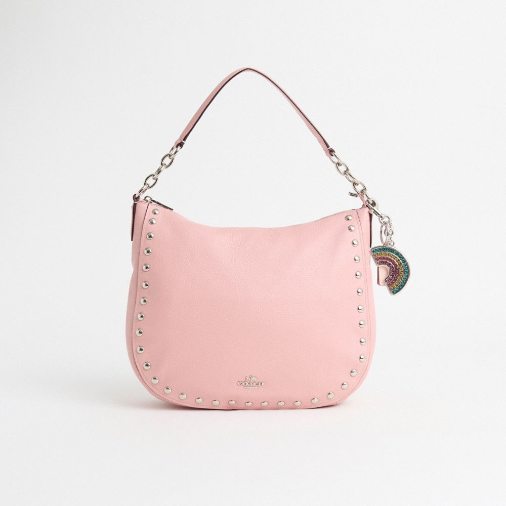 Pink Coach Hobo shops Bag